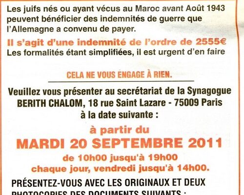 Actu J Annonce 22 septembre 2011