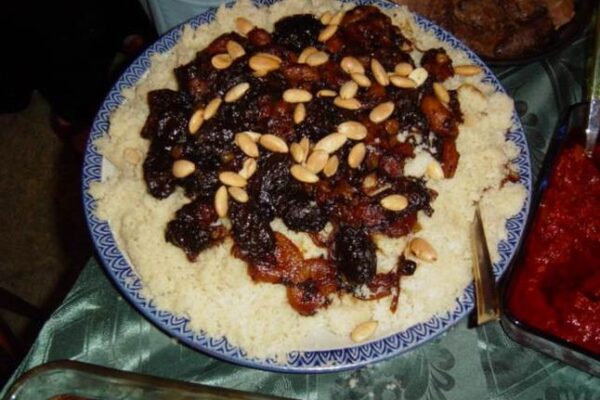 Couscous Marocain doux aux raisins secs couscousdouxc248