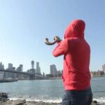 Street Shofar Man in NYC