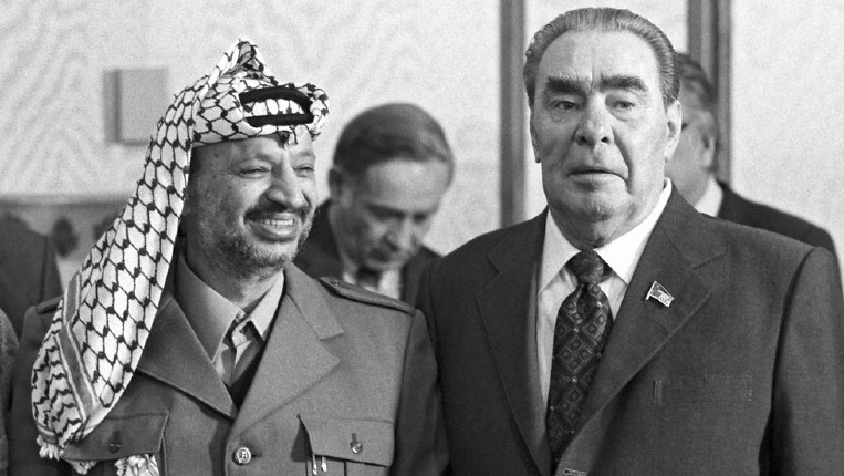 Arafat-et-Leonid-Brejnev